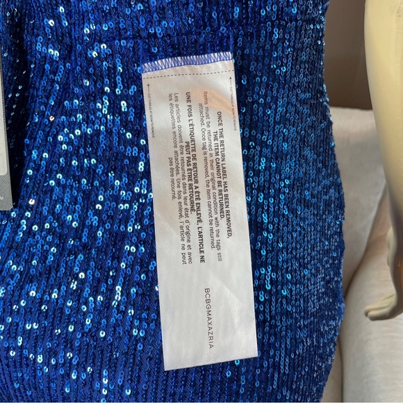 BCBGMAXAZRIA Evening Gown Halter Sz Med NWT - Picture 15 of 15